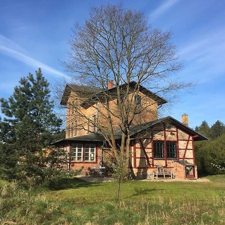 Romantisches Studio Am Waldesrand Mit Gartensauna Schwarz Exteriör bild